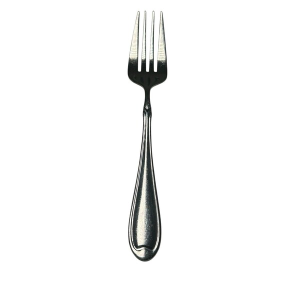 Salad Fork 7 5/8"  Summerset Frost (Stainless, 18-10) by Wallace Silver - Picture 1 of 8